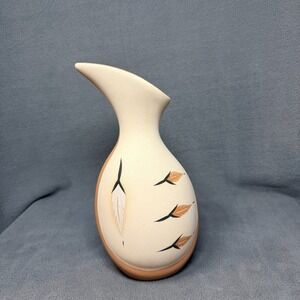 Vintage Broken Arrow Pottery Vase Native American Signed Ceramic